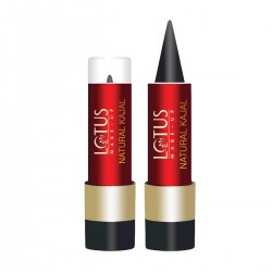 Lotus Herbals Natural Kajal Black, 4g- Relaxes & Soothes Eyes For All Day Smudge Proof & Long Lasting, 100% Natural & Safe