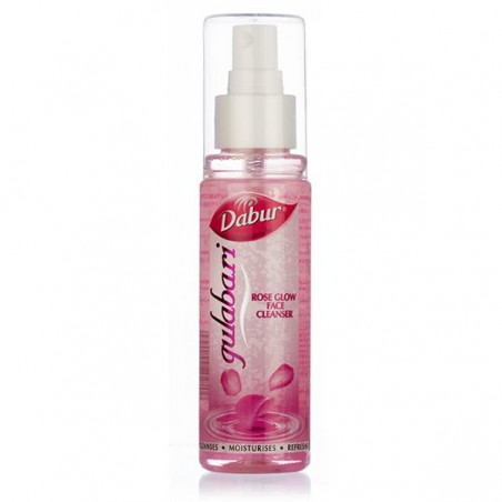 Dabur Gulabari Rose Glow Face Cleanser, 100ml- 3 In 1 Cleanse, Moisturize, Refresh