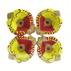Colorful Clay Diyas (9) For...